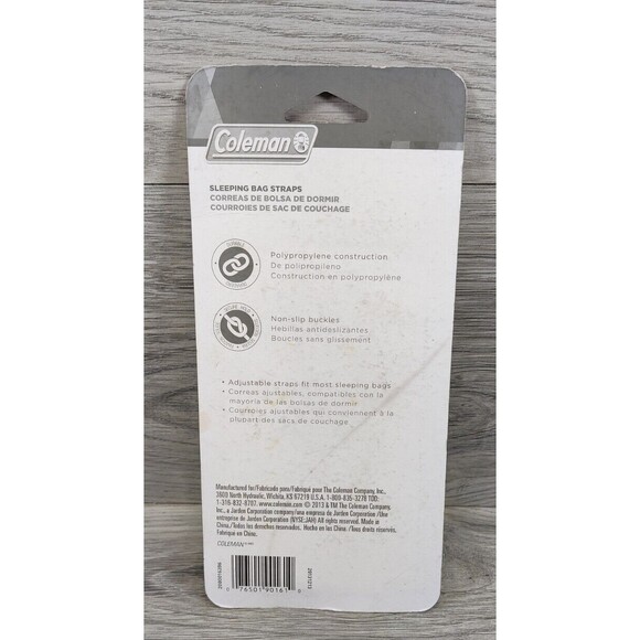 Coleman Sleeping Bag Straps 3/4” x 48” Easily Adjusted, New-Camping, Outdoors - Picture 2 of 2